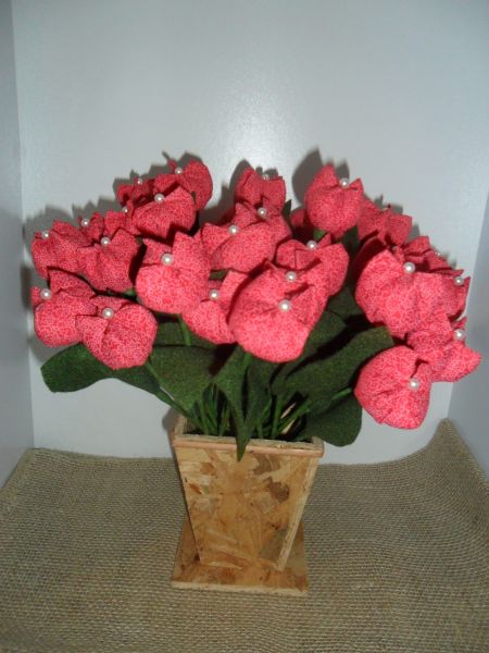 Tulipas de tecido - sachê